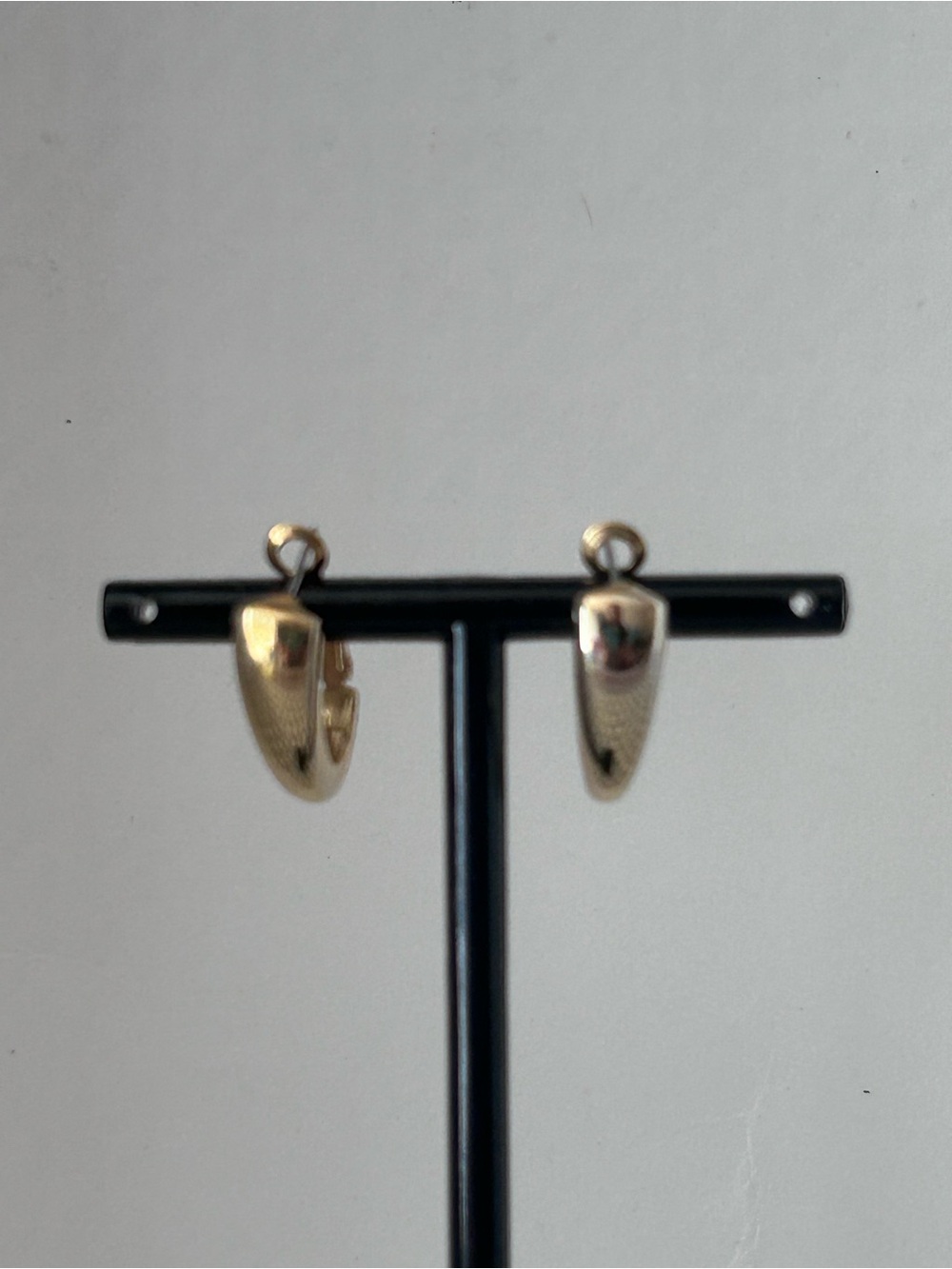 Gold-Tone Huggie Hoop Earrings - Classic Women's Jewelry